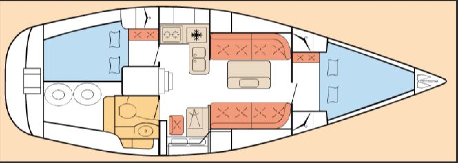 Sailboat hire in Pointe-à-Pitre - Dufour Dufour 34