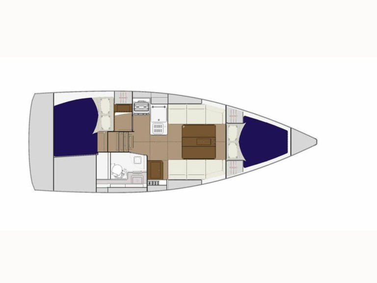 Hire Sailboat Dufour with a boat licence