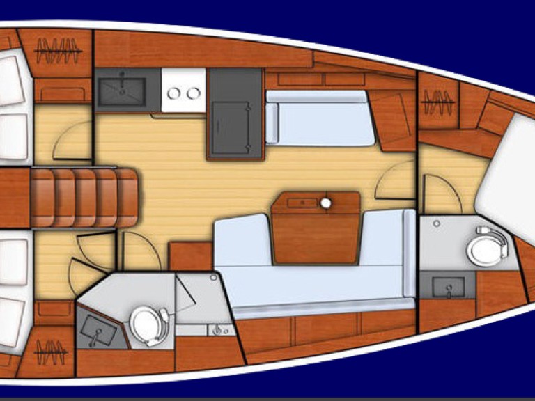 Yacht charter Néa Péramos - Bénéteau Oceanis 41.1 on SamBoat