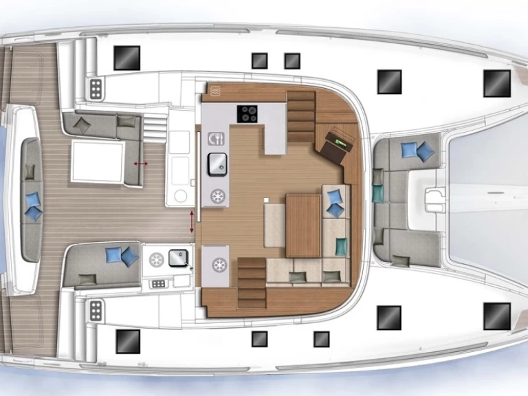 Hire Catamaran Lagoon with a boat licence