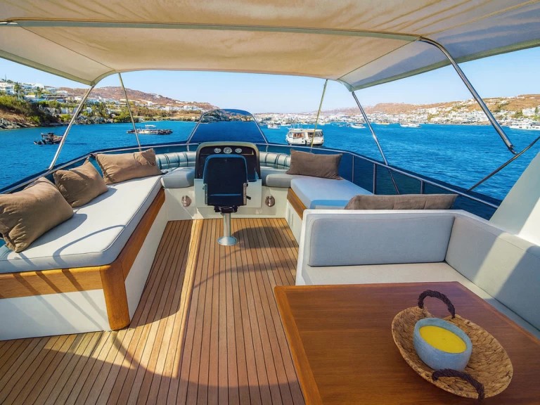 Hire a Maiora Fly Bridge Mykonos (City)