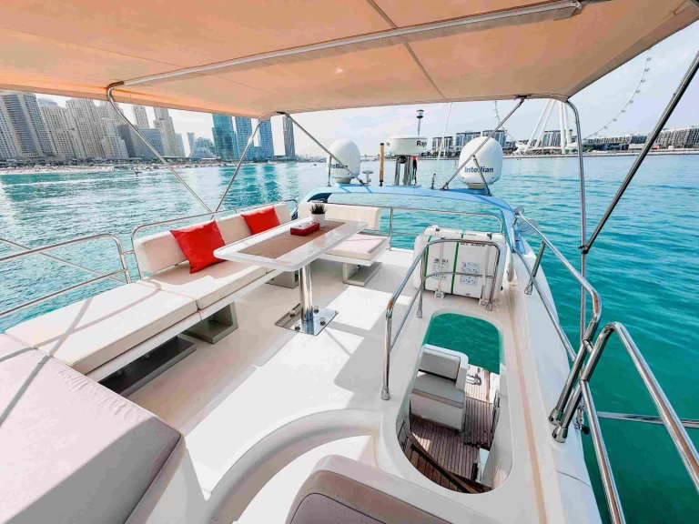 Azimut Azimut 50 charter bareboat or skippered in  Dubai Marina