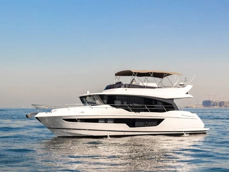 Yacht hire Dubai Marina cheap Absolute 56