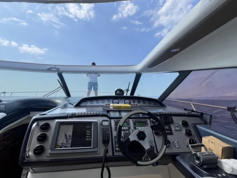 Princess Princess V58 charter bareboat or skippered in  Roses