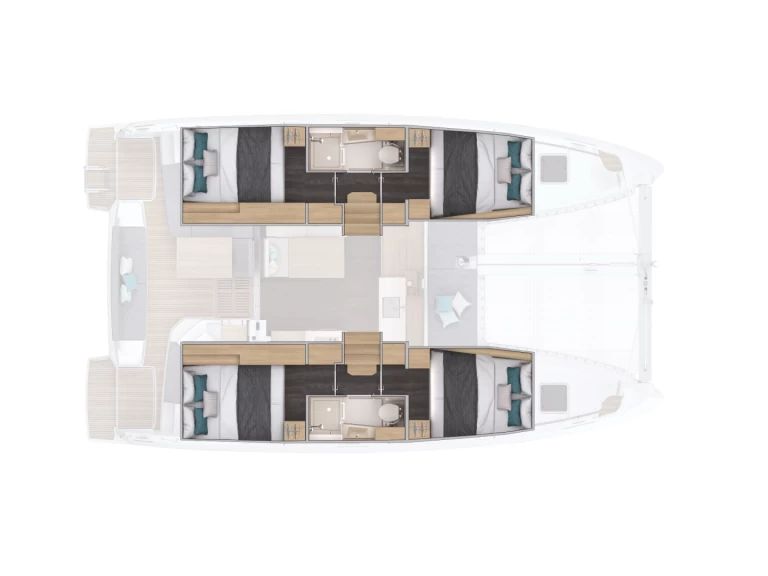 Hire Catamaran Lagoon with a boat licence