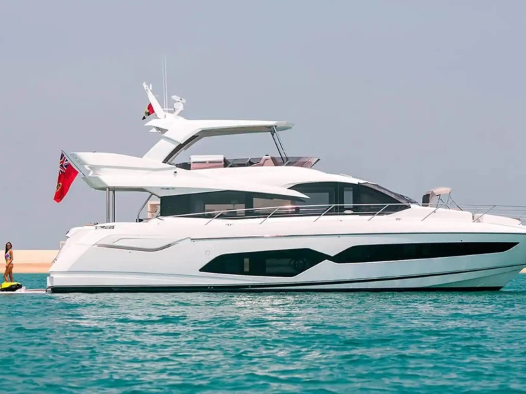 Sunseeker Manhattan 70 charter bareboat or skippered in  Dubai Marina