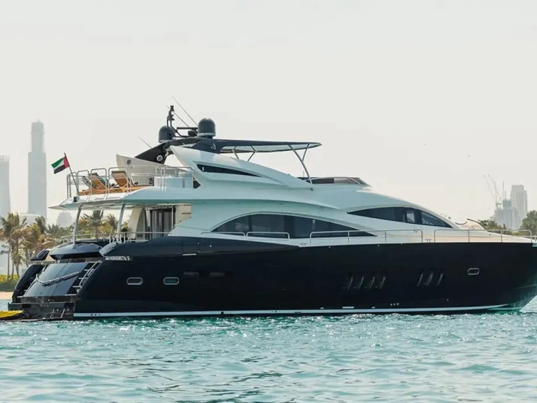 Sunseeker Yacht 90 charter bareboat or skippered in  Dubai Marina