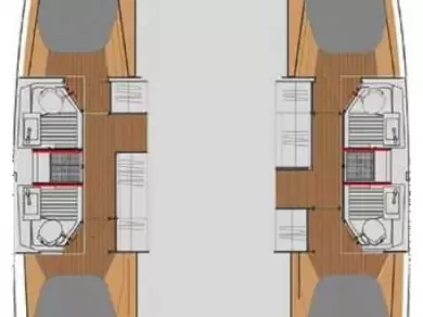 Yacht charter Trogir - Fountaine Pajot Astrea 42 on SamBoat
