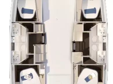 Yacht charter Biograd na Moru - Fountaine Pajot Fountaine Pajot FP 41 Quatuor 4 on SamBoat