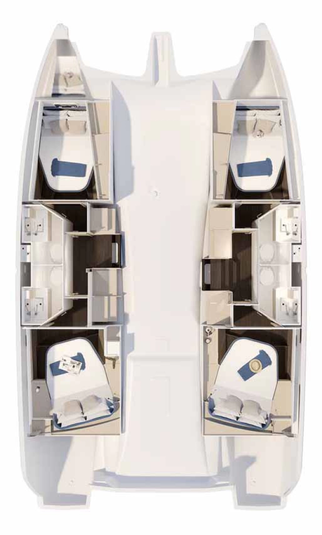 Hire a Fountaine Pajot Fountaine Pajot FP 41 Quatuor 4 Trogir