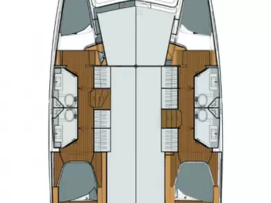 Hire Catamaran Fountaine Pajot with a boat licence