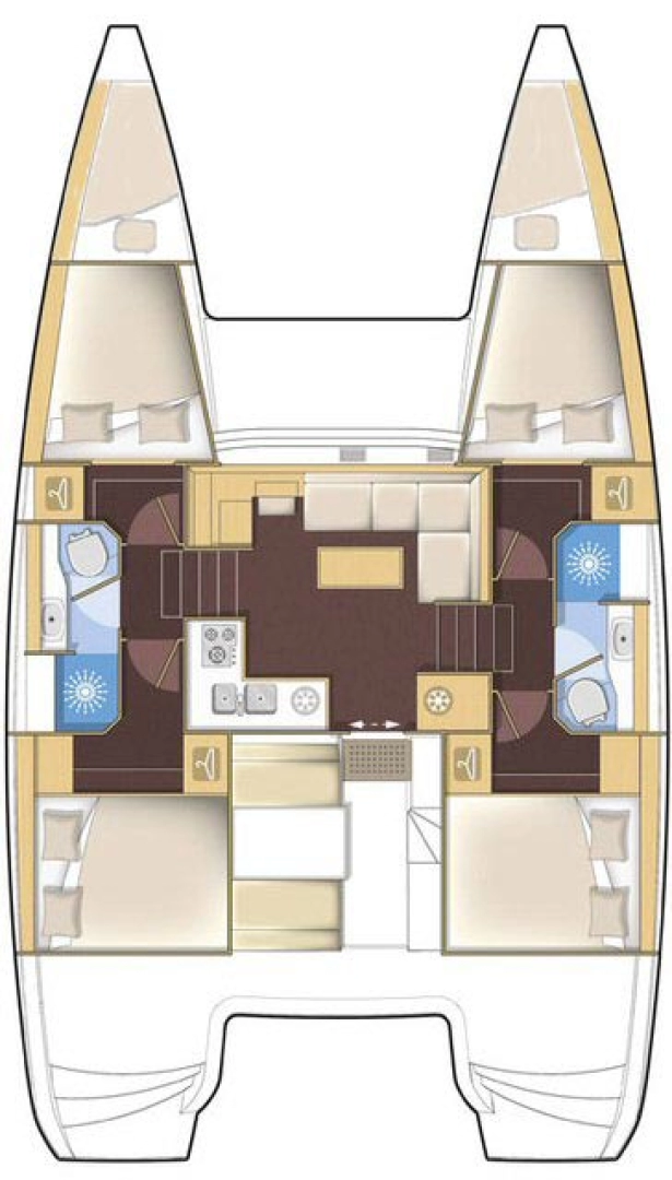 Hire Catamaran with or without skipper Lagoon Šibenik
