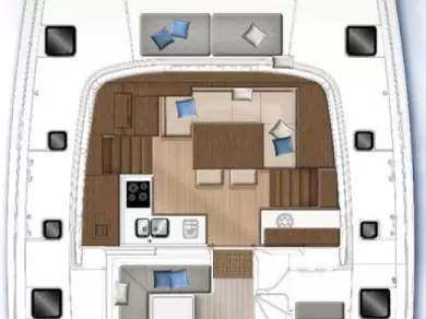 Hire Catamaran Lagoon with a boat licence