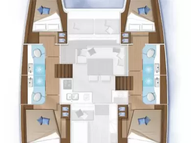 Lagoon Lagoon 40 charter bareboat or skippered in  Pula