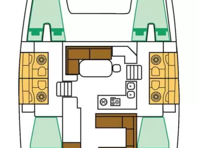 Lagoon Lagoon 400 S2 charter bareboat or skippered in  Trogir