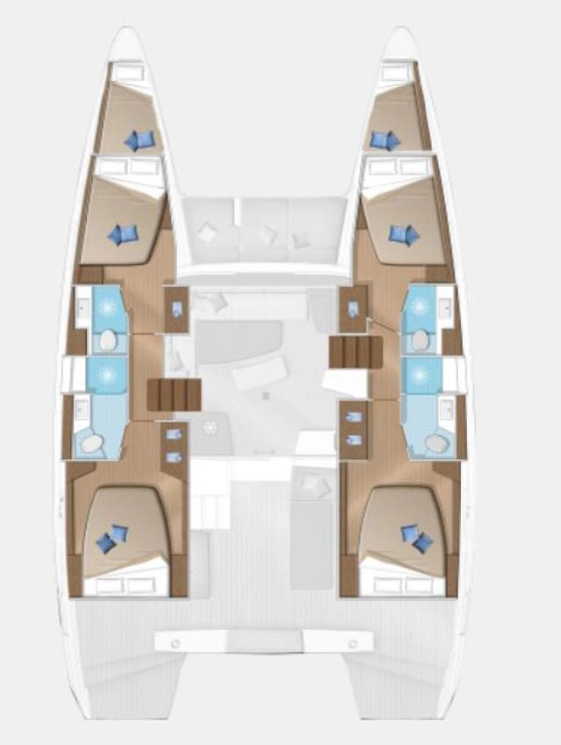 Hire Catamaran with or without skipper Lagoon Murter-Kornati