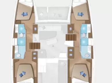 Lagoon Lagoon 42 Millenium charter bareboat or skippered in  Pula