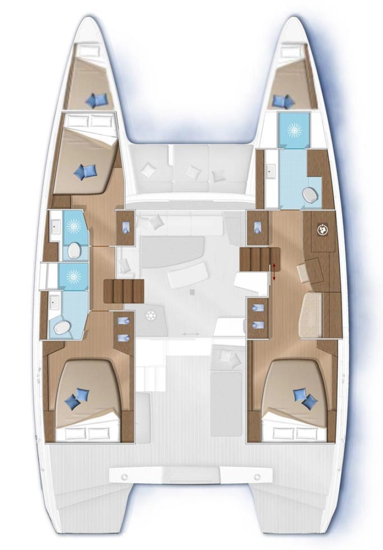 Yacht charter Šibenik - Lagoon Lagoon 42 on SamBoat