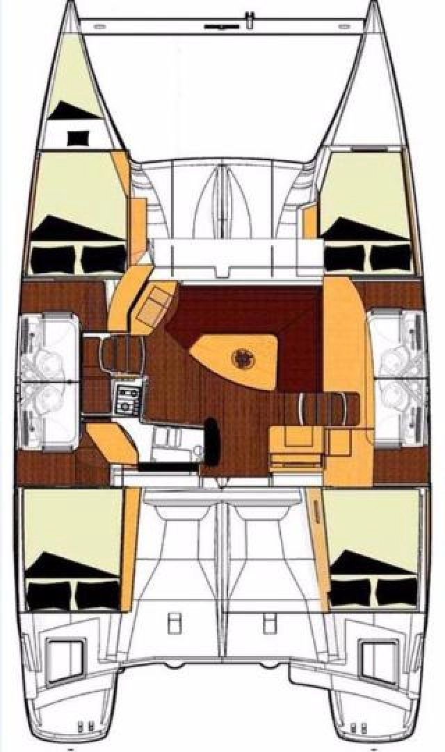 Yacht hire Zadar cheap Lipari 41