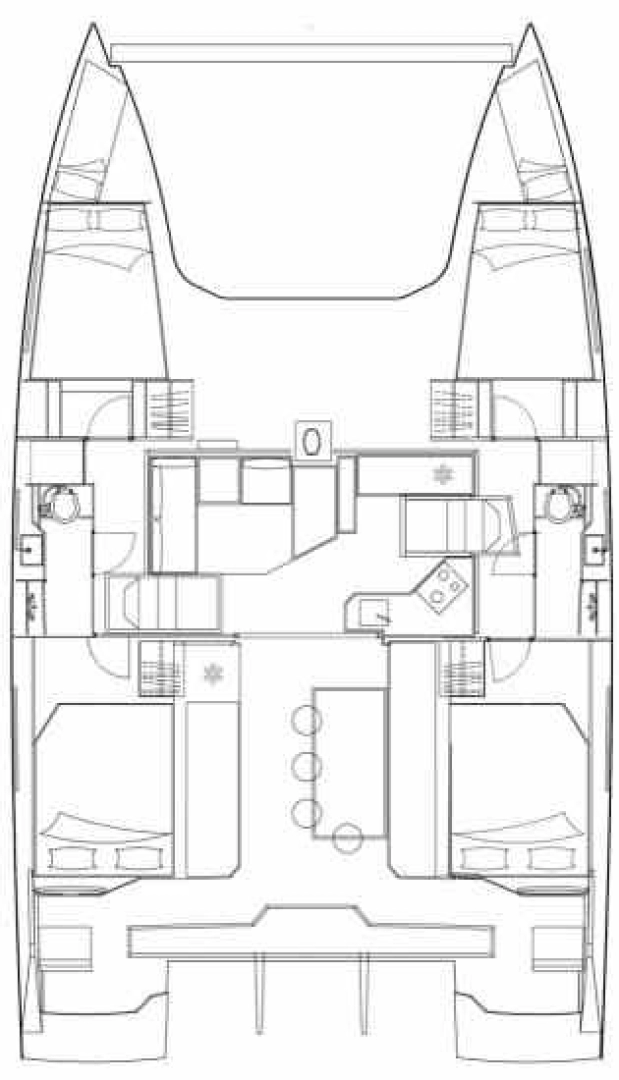 Hire Catamaran with or without skipper Nautitech Tropea