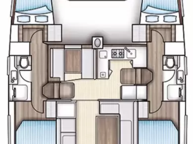 Nautitech Nautitech 40 charter bareboat or skippered in  Trogir