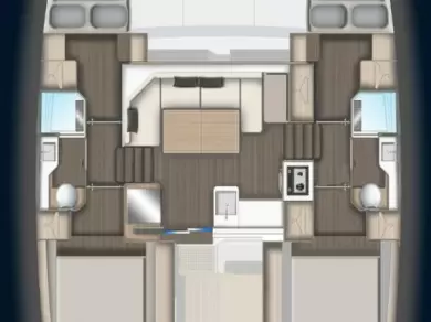 Hire Catamaran with or without skipper Aventura Sant Antoni de Portmany