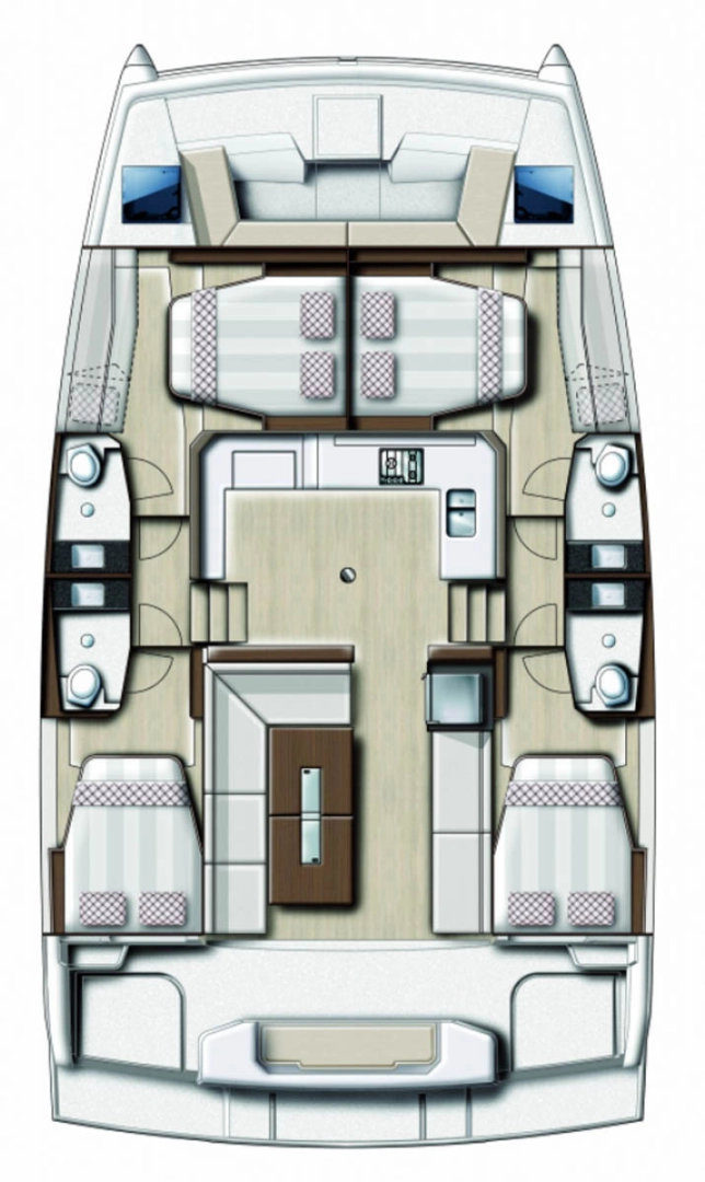 Yacht hire Seget Donji cheap Bali Catspace Voile