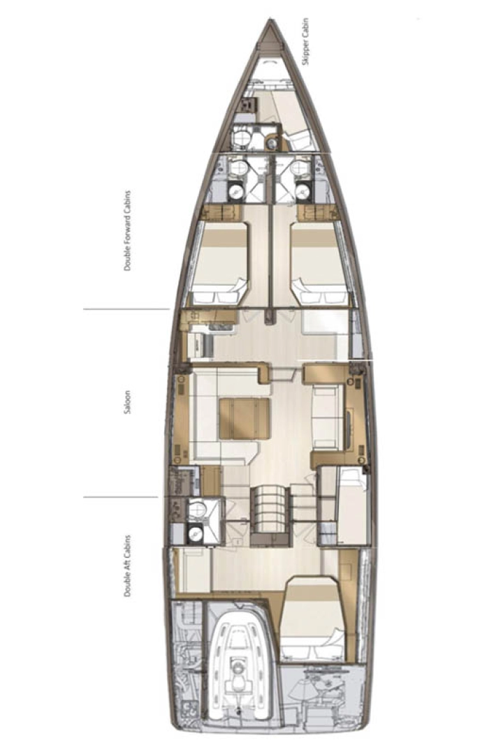 Yacht charter Ellinikó - Jeanneau Jeanneau 60 on SamBoat