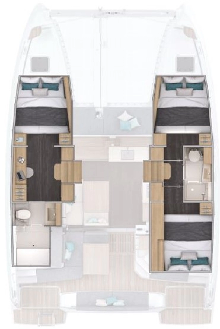 Hire a Lagoon Lagoon 38 - 3 + 2 cab. Ellinikó