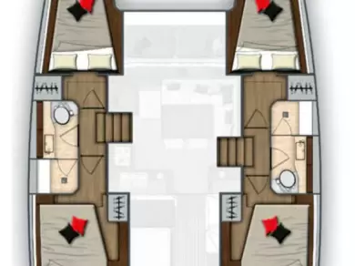 Yacht charter Ellinikó - Lagoon Lagoon 40 on SamBoat