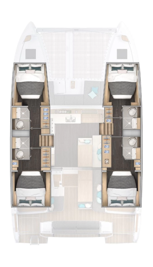 Catamaran hire in Palma de Mallorca - Lagoon Lagoon 43