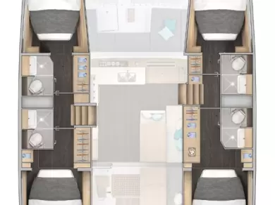 Catamaran hire in Palma de Mallorca - Lagoon Lagoon 43