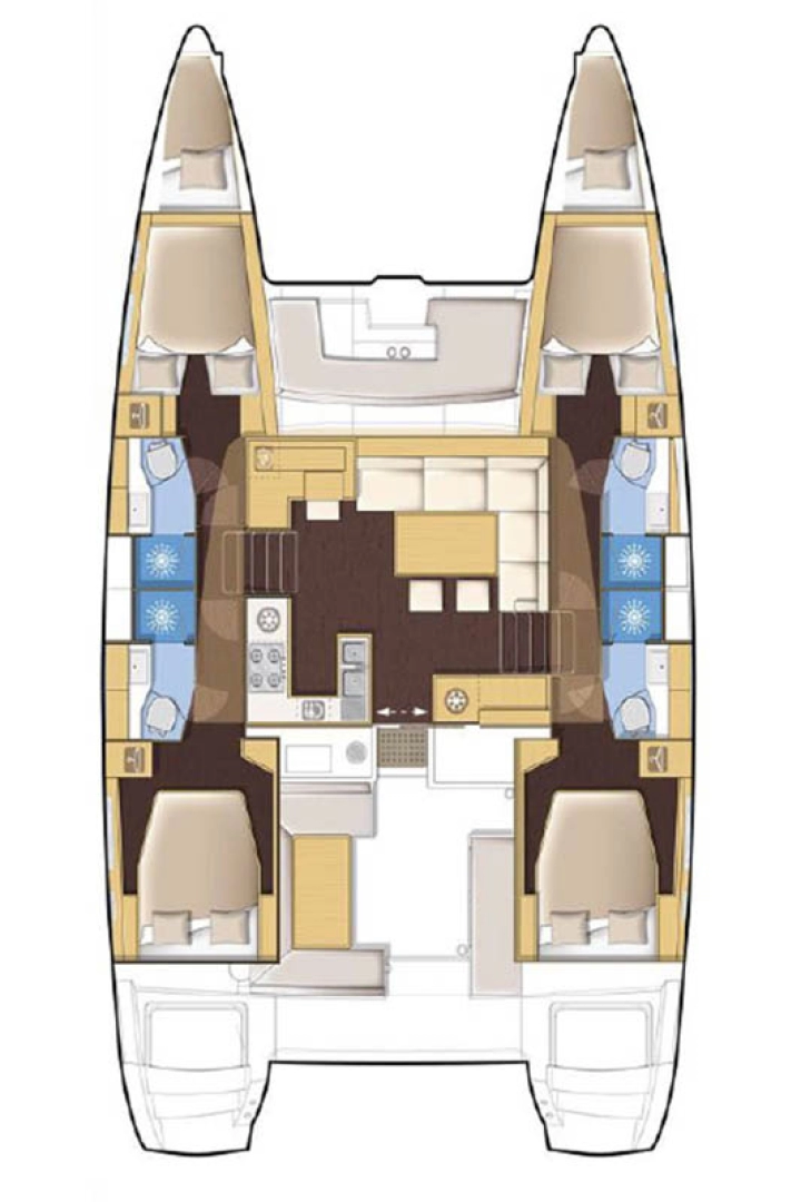 Hire a Lagoon Lagoon 450 F Komolac