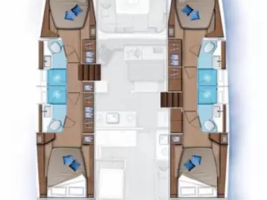 Yacht hire Seget Donji cheap Lagoon 46