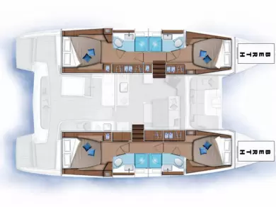 Yacht charter Road Town - Lagoon Lagoon 46 on SamBoat