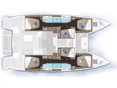 Yacht hire Marsh Harbour cheap Lagoon 51