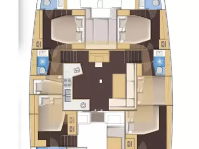 Hire Catamaran Lagoon with a boat licence