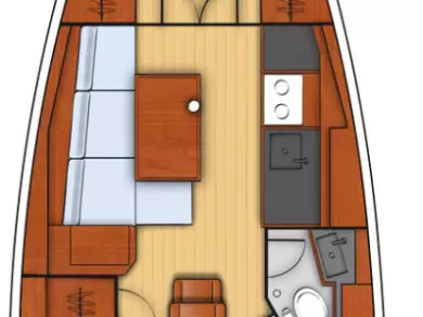 Hire Sailboat Bénéteau with a boat licence