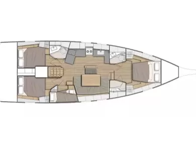 Yacht hire Ellinikó cheap Oceanis 46.1