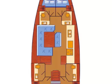 Jeanneau Sun Odyssey 519 charter bareboat or skippered in  Ellinikó