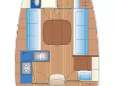 Hire Sailboat Bavaria with a boat licence