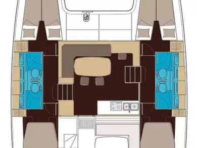 Hire Catamaran Lagoon with a boat licence
