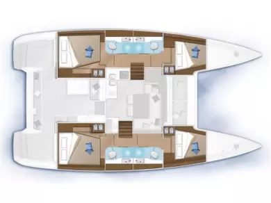 Catamaran hire in Pirovac - Lagoon Lagoon 40