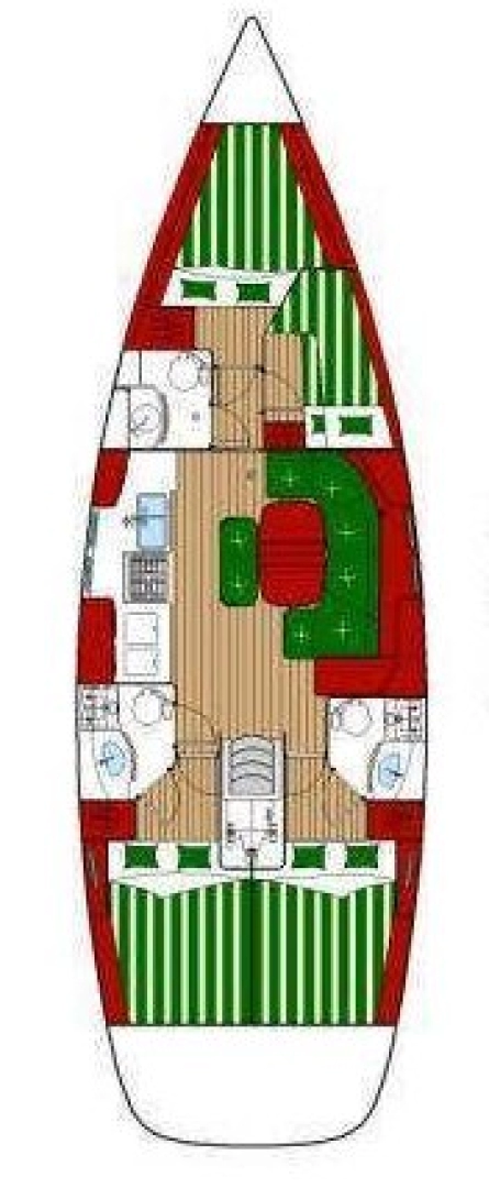 Hire Sailboat Bénéteau with a boat licence