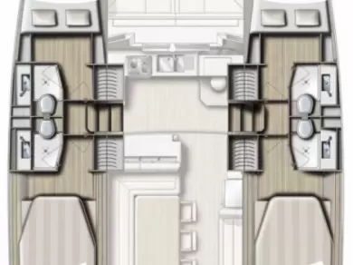 Catamaran hire in Lefkáda - Bali Bali 4.1