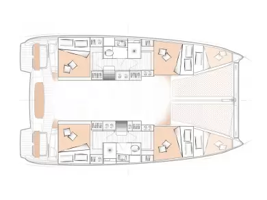 Hire Catamaran Excess with a boat licence