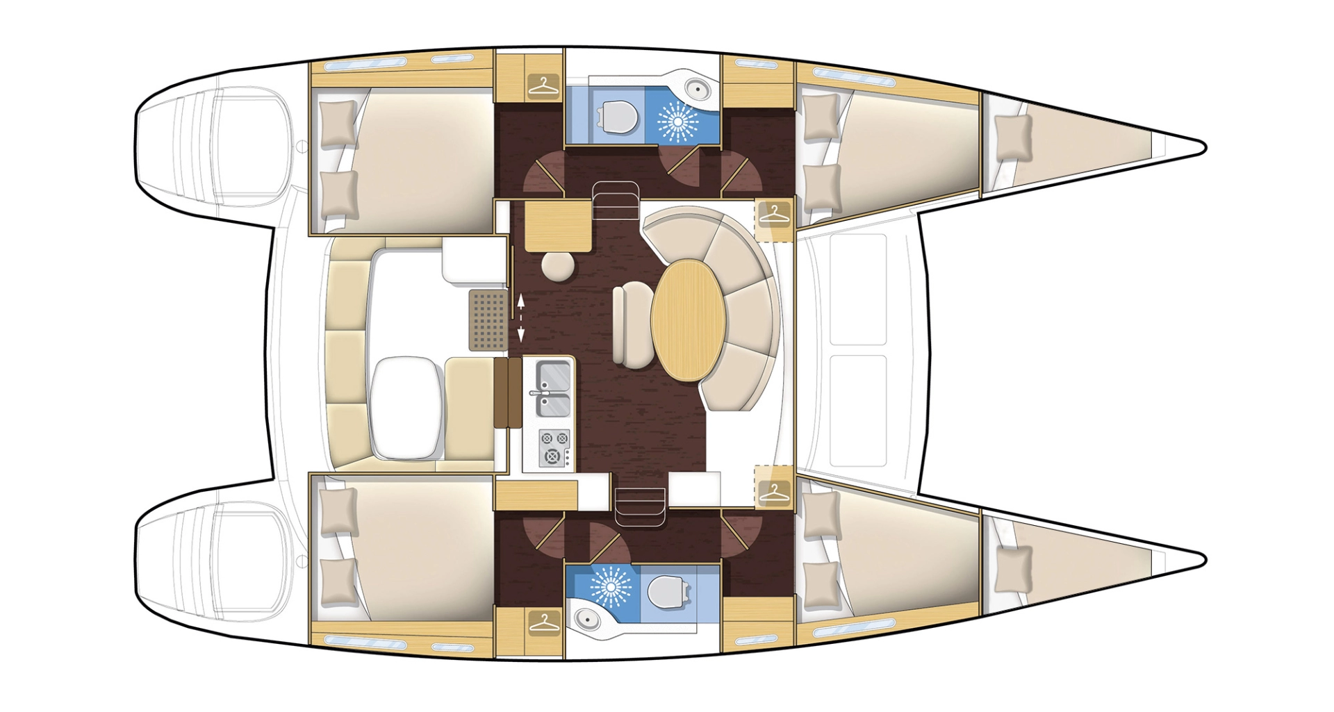 Hire Catamaran with or without skipper Lagoon Gouvia