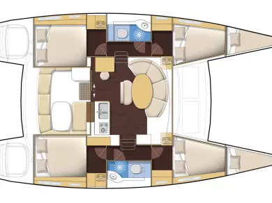 Hire Catamaran with or without skipper Lagoon Gouvia