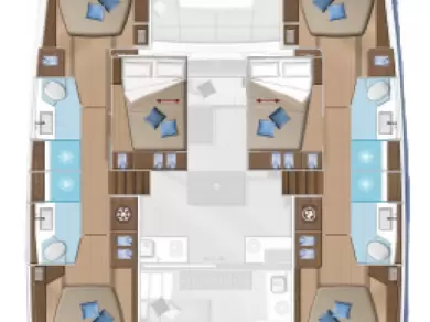 Hire Catamaran Lagoon with a boat licence