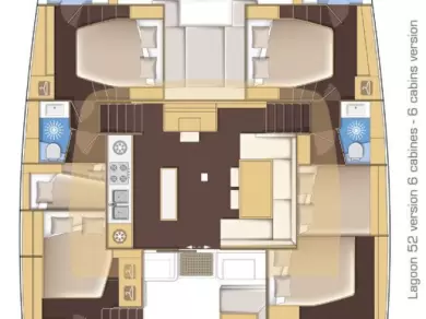 Catamaran hire in Alimos - Lagoon Lagoon 52